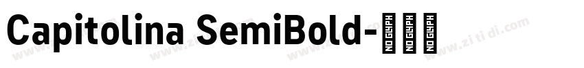 Capitolina SemiBold字体转换 Capitolina SemiBold字体转换